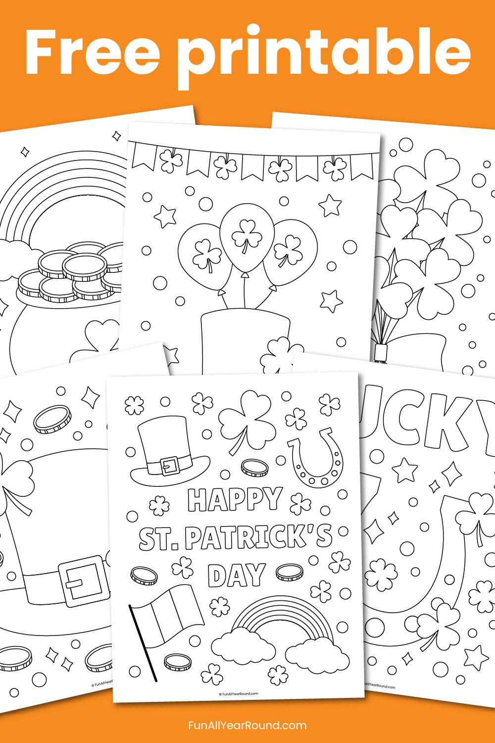 printable St. Patrick's Day coloring pages