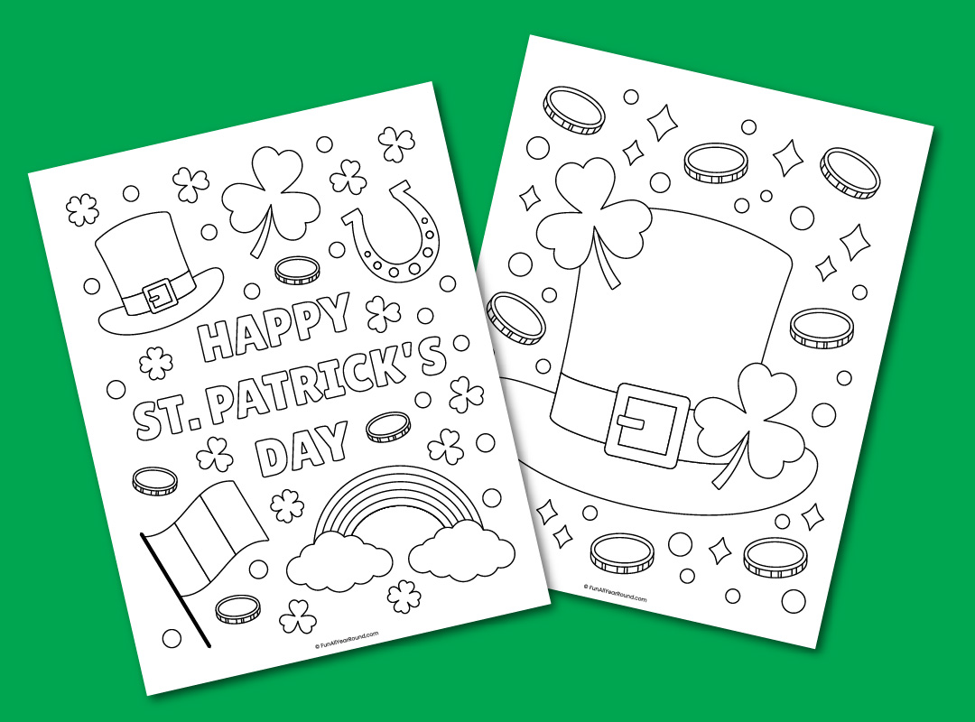 printable St. Patrick's Day coloring pages